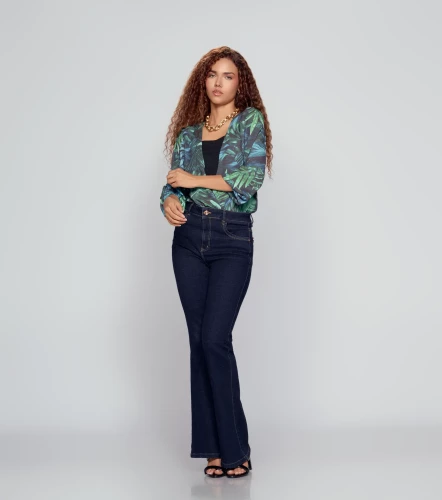 Body Manga Larga Y Escote Cruzado DerekVD