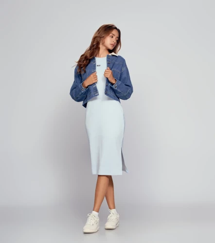 Mari Vestido Midi Manga Sisa TyperAC