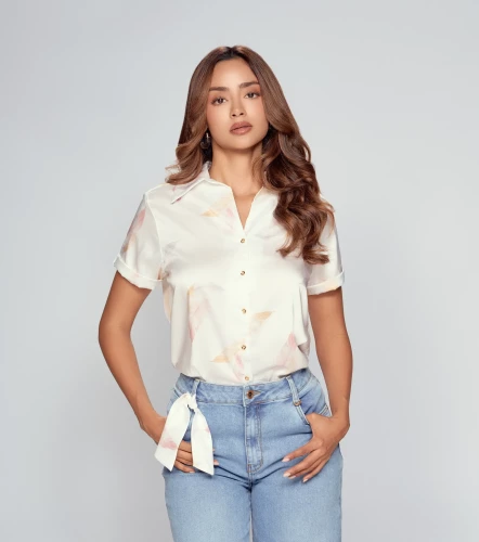 Blusa Camisera Para Mujer Alondra DerekBL