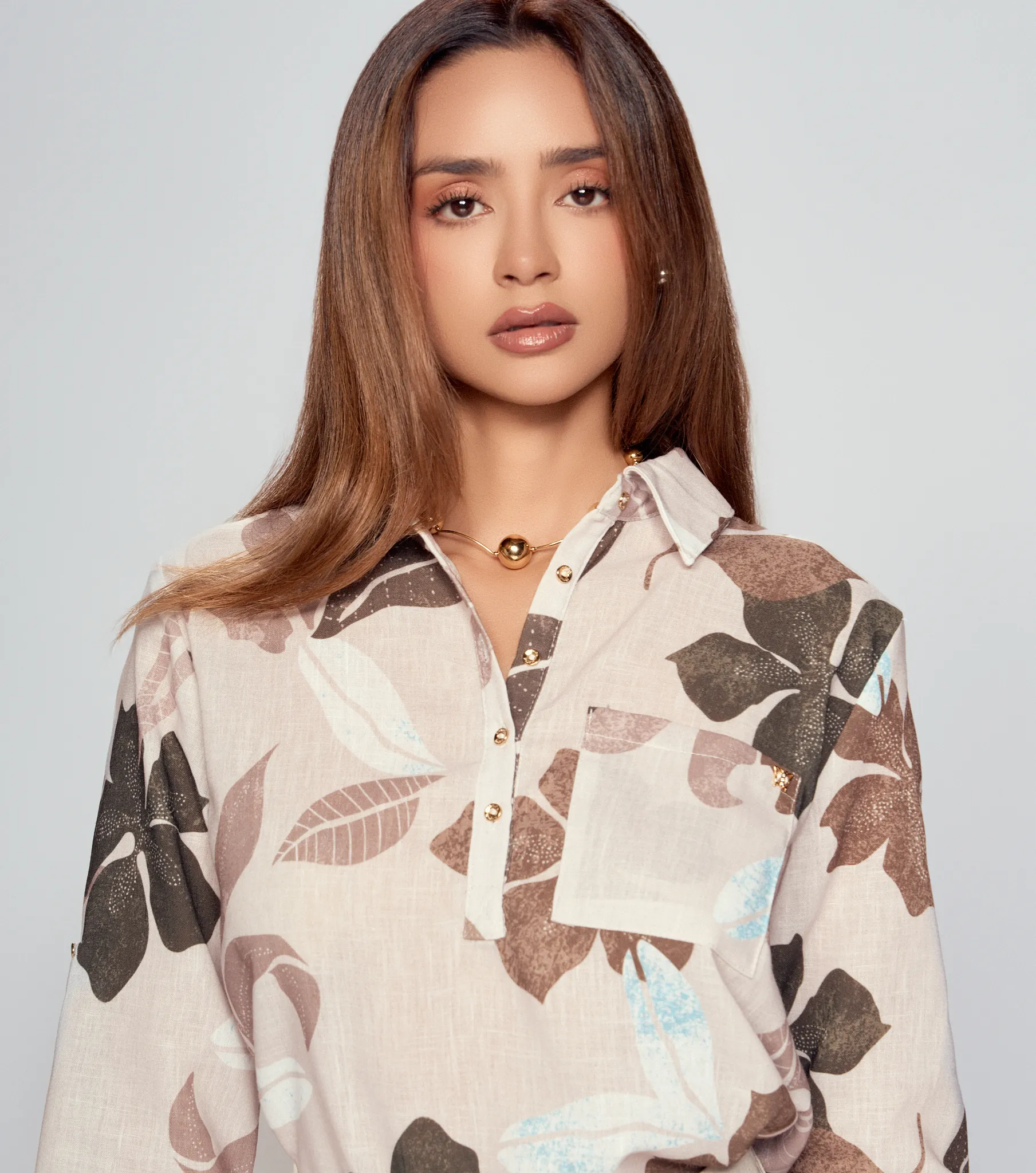 Blusa Para Mujer Con Martin Gala Y Manga 3 4 Derek 835296 KQ