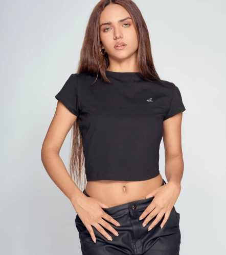 Blusa Para Mujer Manga Corta Unicolor Matilda DerekNG