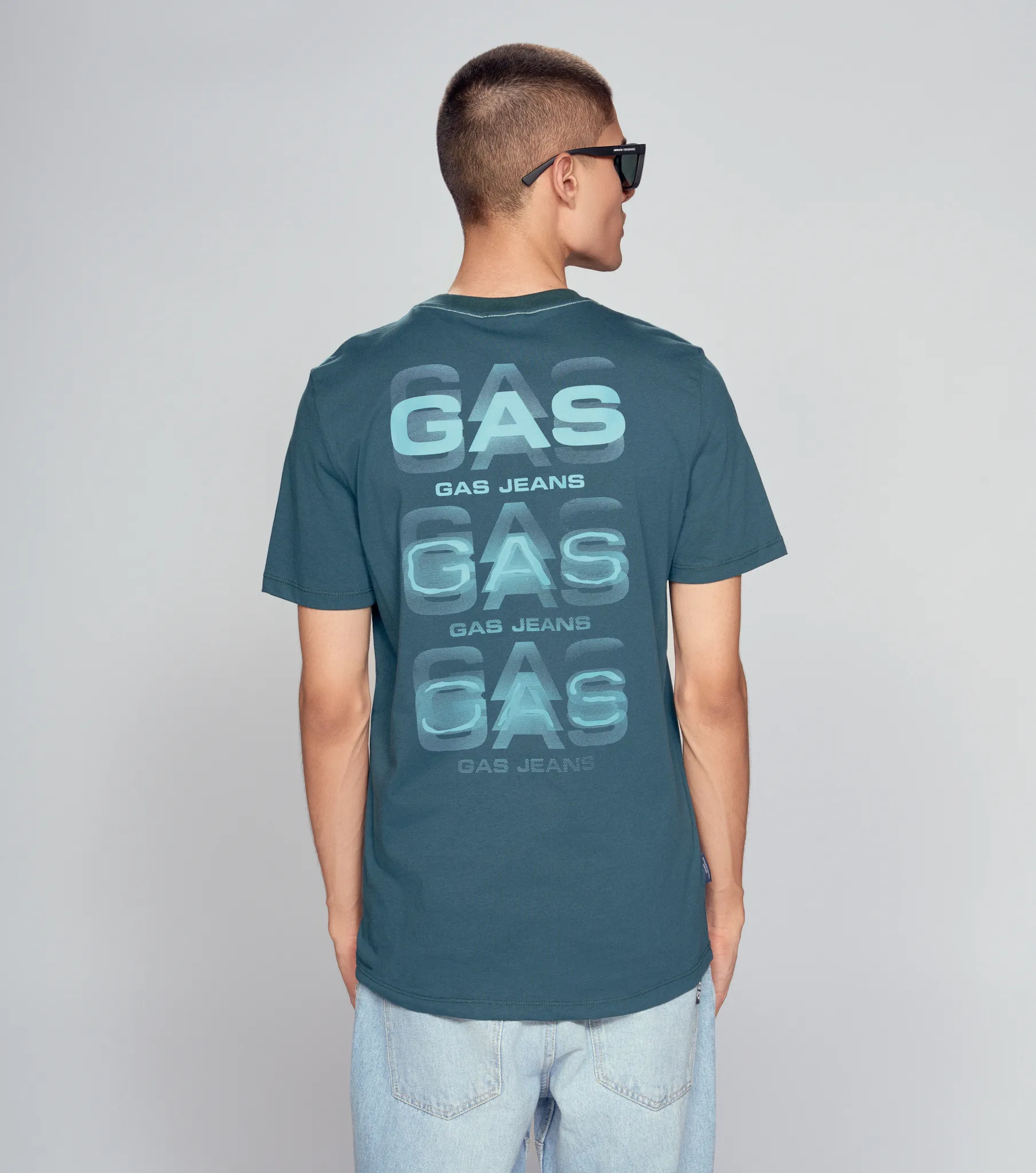 Boil Camiseta Estampada Slim Fit Masculina Gas 834148 AP