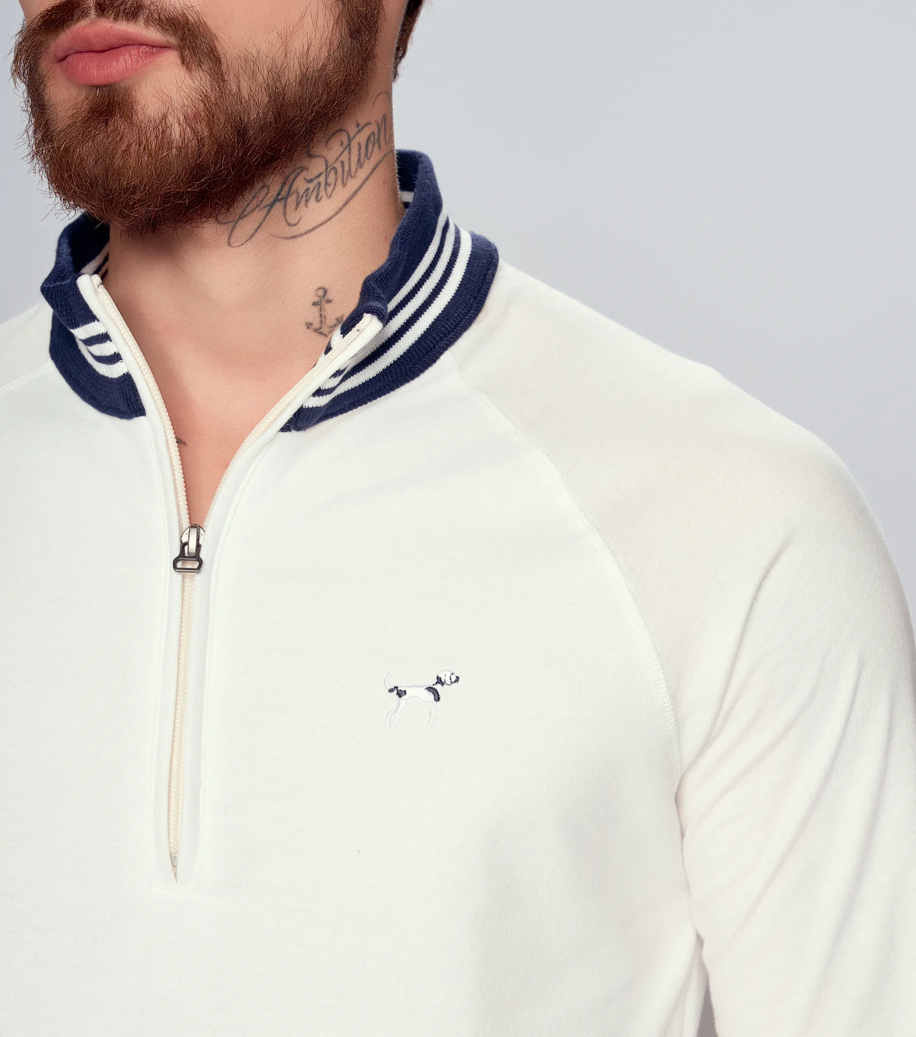 Buzo Scout Zip Mock Neck Sweater 130568 CR