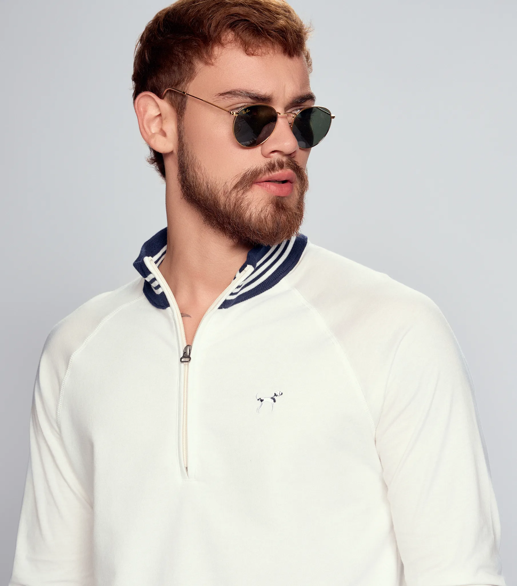 Buzo Scout Zip Mock Neck Sweater 130568 CR