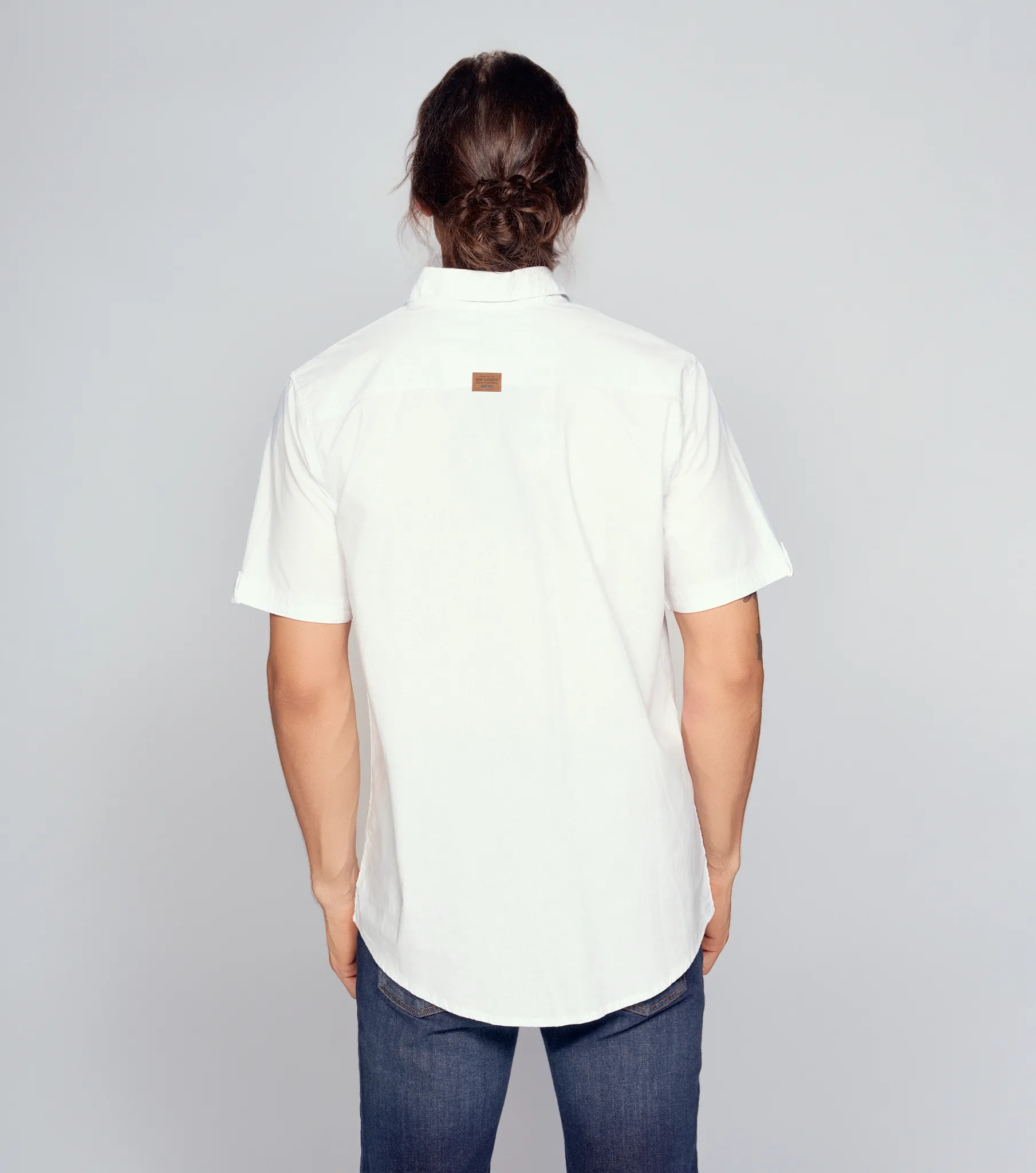 Elias Camisa Comfort Unicolor M C Unser 834019 BL