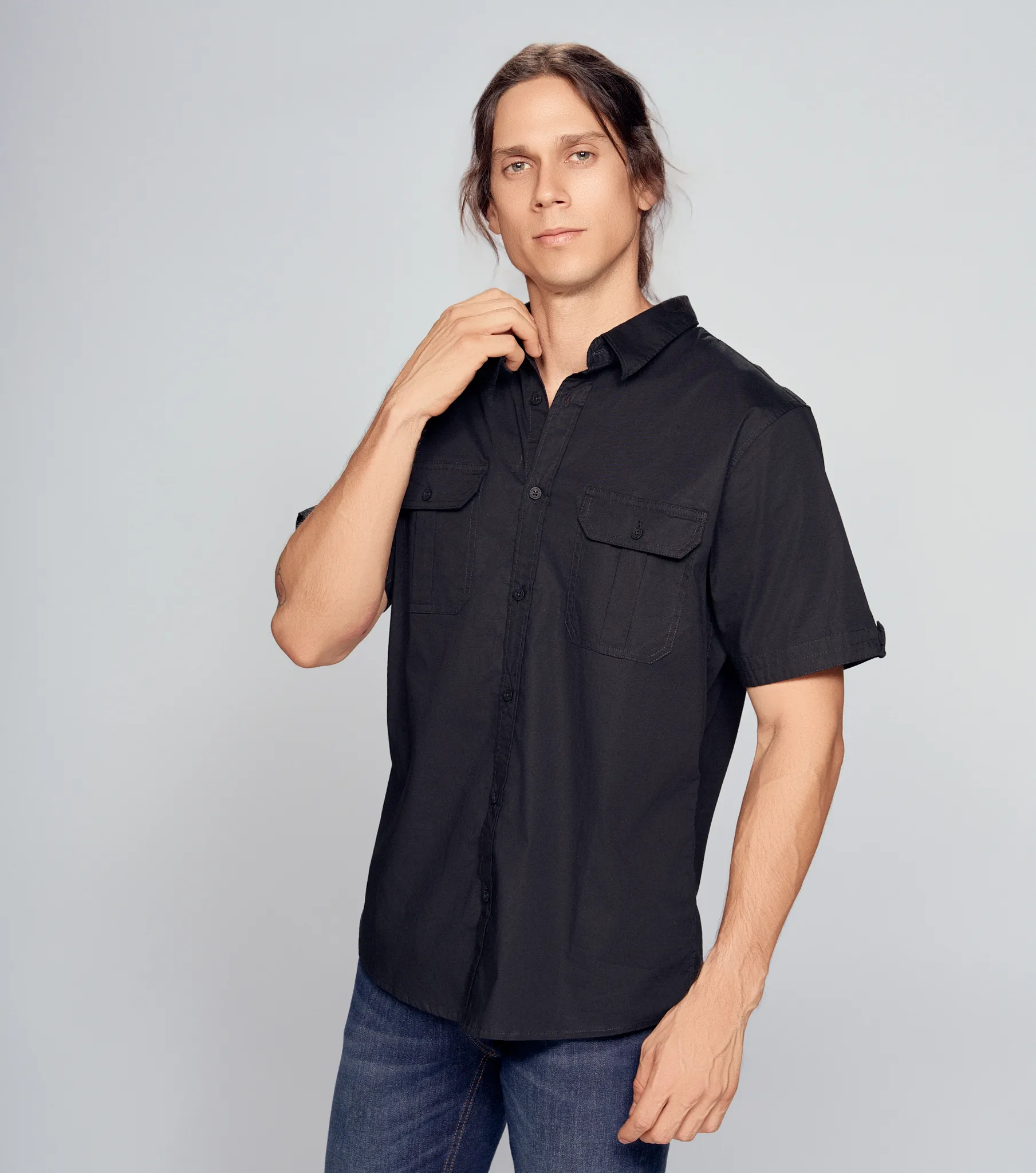 Elias Camisa Comfort Unicolor M C UnserNG
