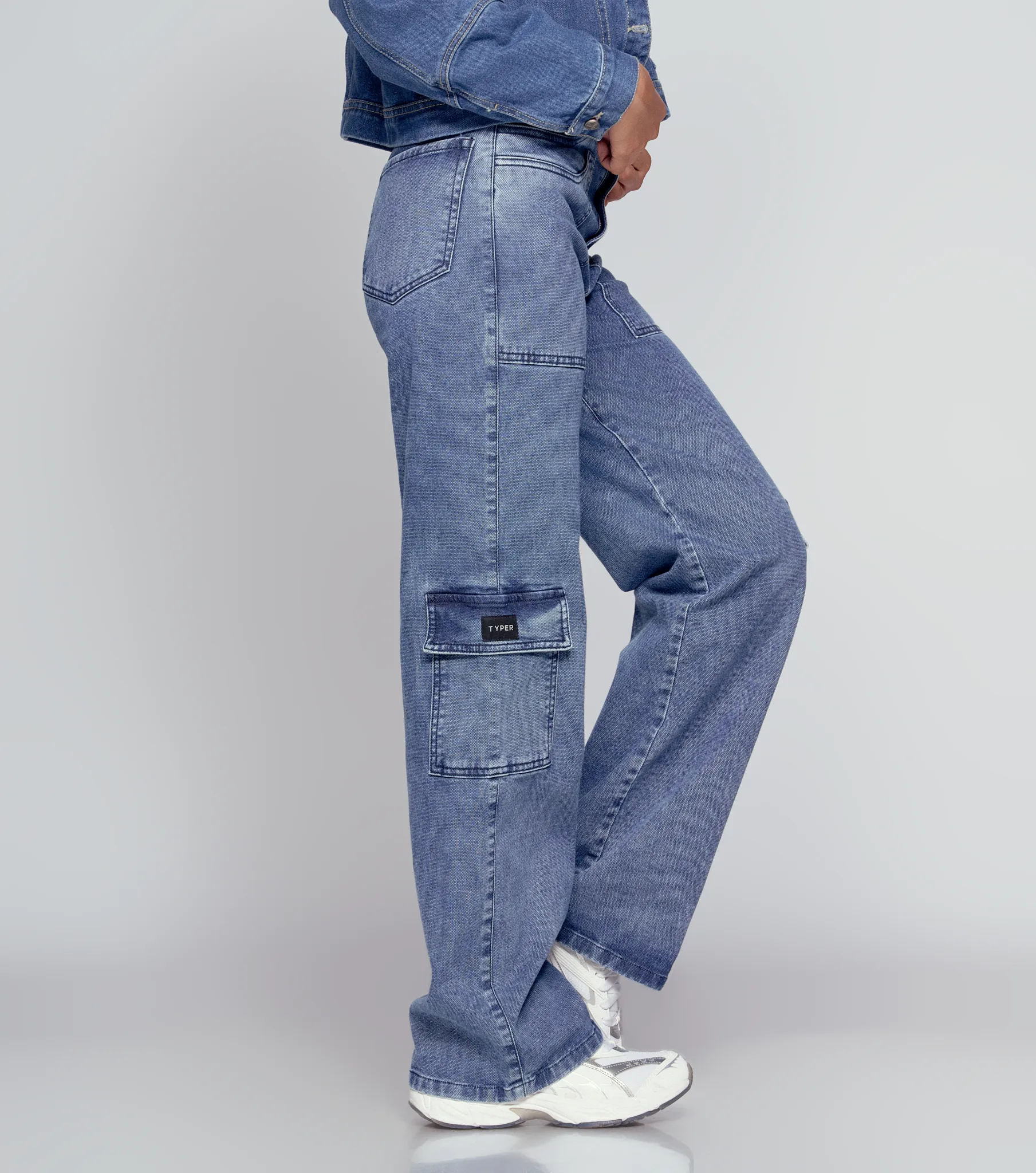 Emily Jean Wideleg Cargo Typer 835171 