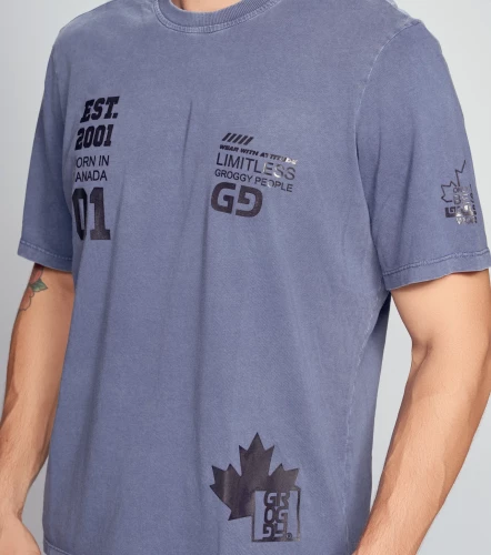 Galen T Shirt Regular Masculina GroggyAP