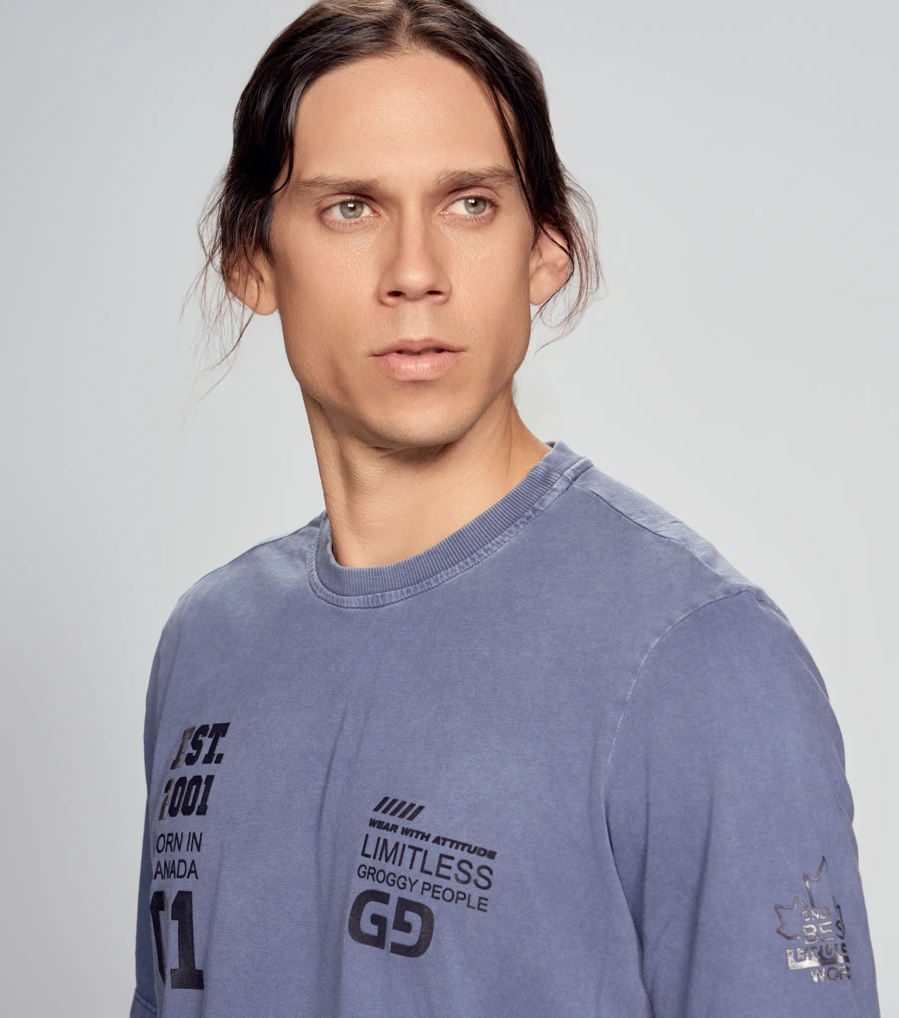Galen T Shirt Regular Masculina Groggy 834157 AP