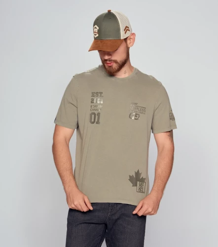 Galen T Shirt Regular Masculina GroggyVD