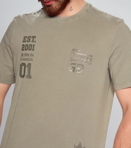 Galen T Shirt Regular Masculina GroggyVD