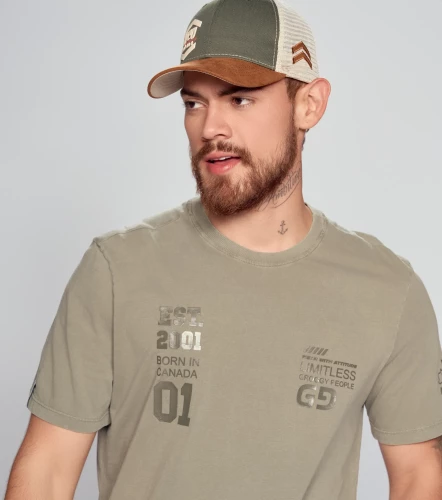 Galen T Shirt Regular Masculina GroggyVD