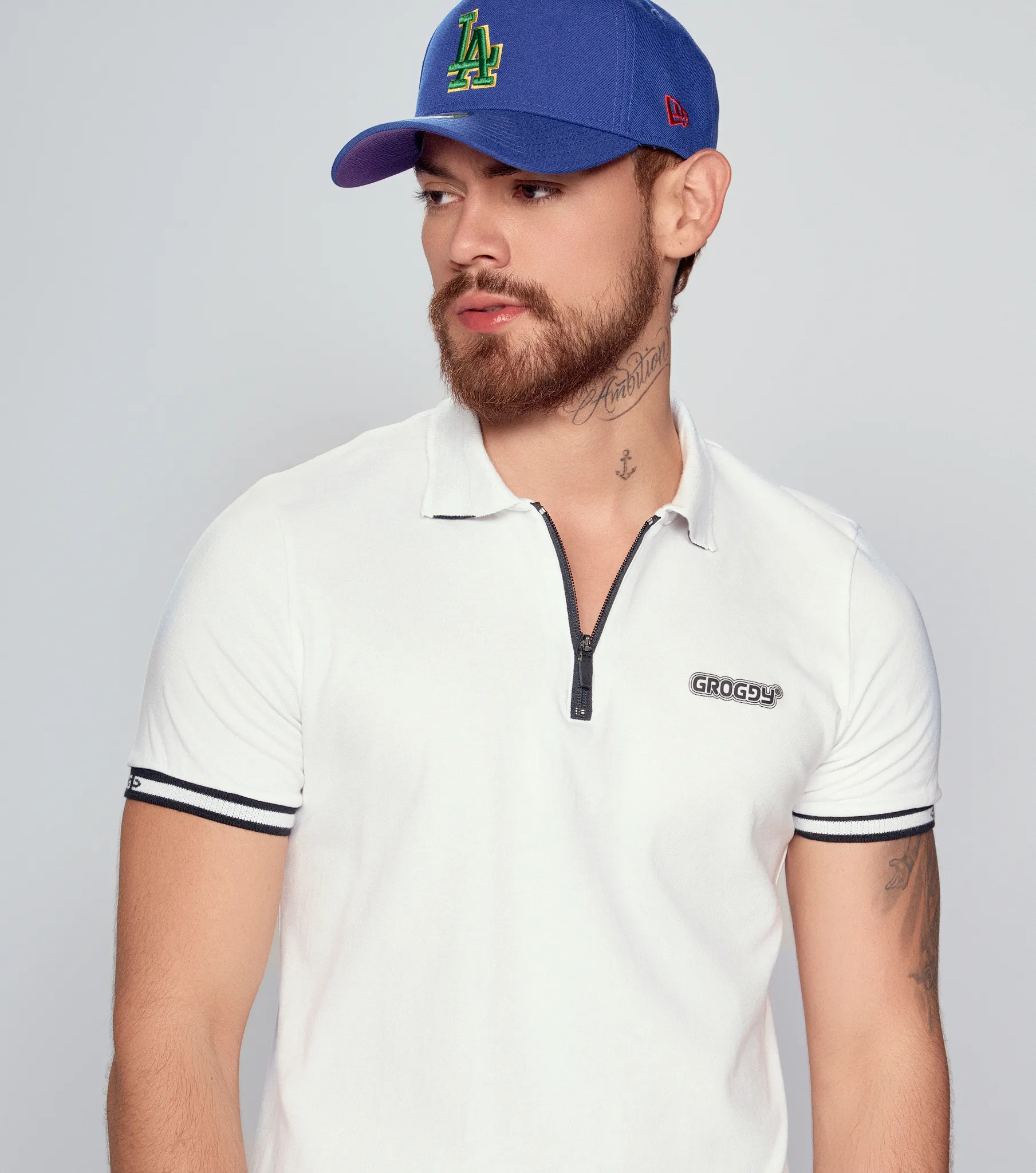 Jackson Polo Slim Masculina 830350 BL