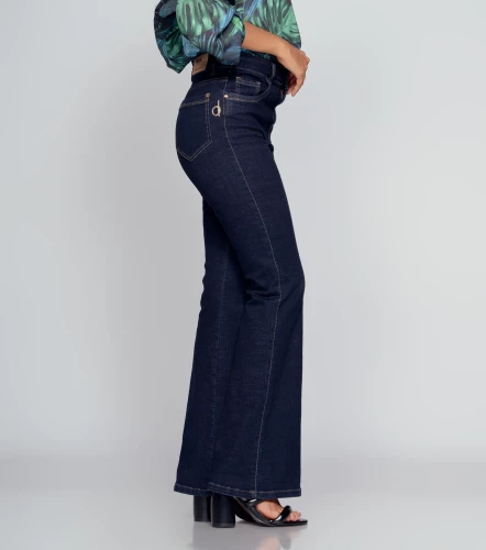 Jean Para Mujer Bota Flare Con Proceso Praga Karina DerekAZ