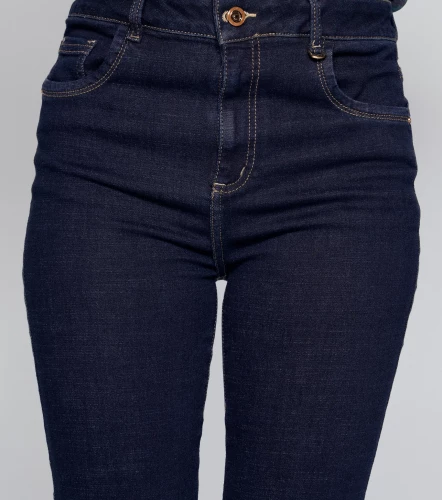 Jean Para Mujer Bota Flare Con Proceso Praga Karina DerekAZ