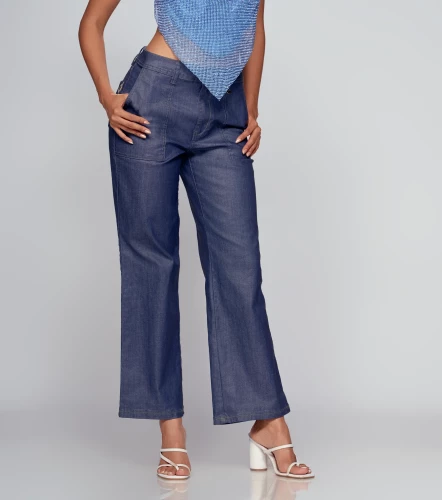 Jean Para Mujer Bota Recta Con Proceso Oscuro Praga Danelik DerekAZ