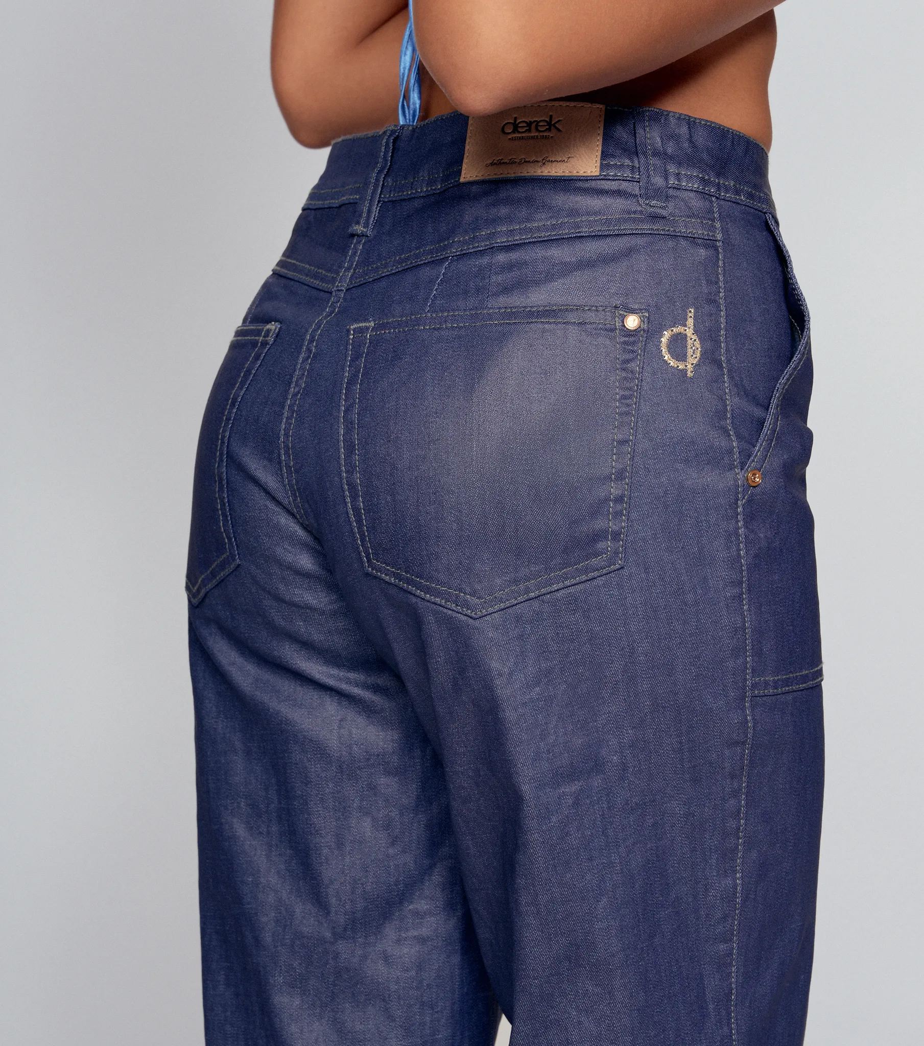 Jean Para Mujer Bota Recta Con Proceso Oscuro Praga Danelik Derek 832870 AZ