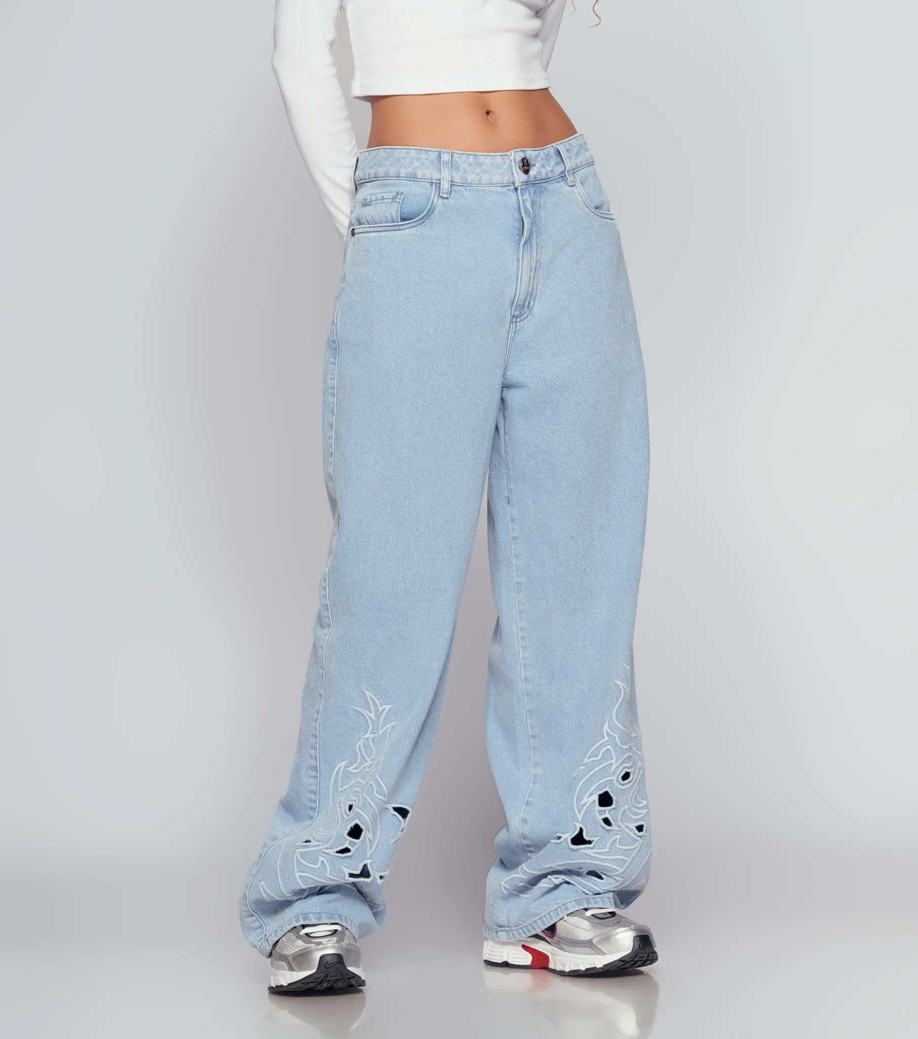 Manu Jean Bota Recta Con Efecto Laser Typer 835055 