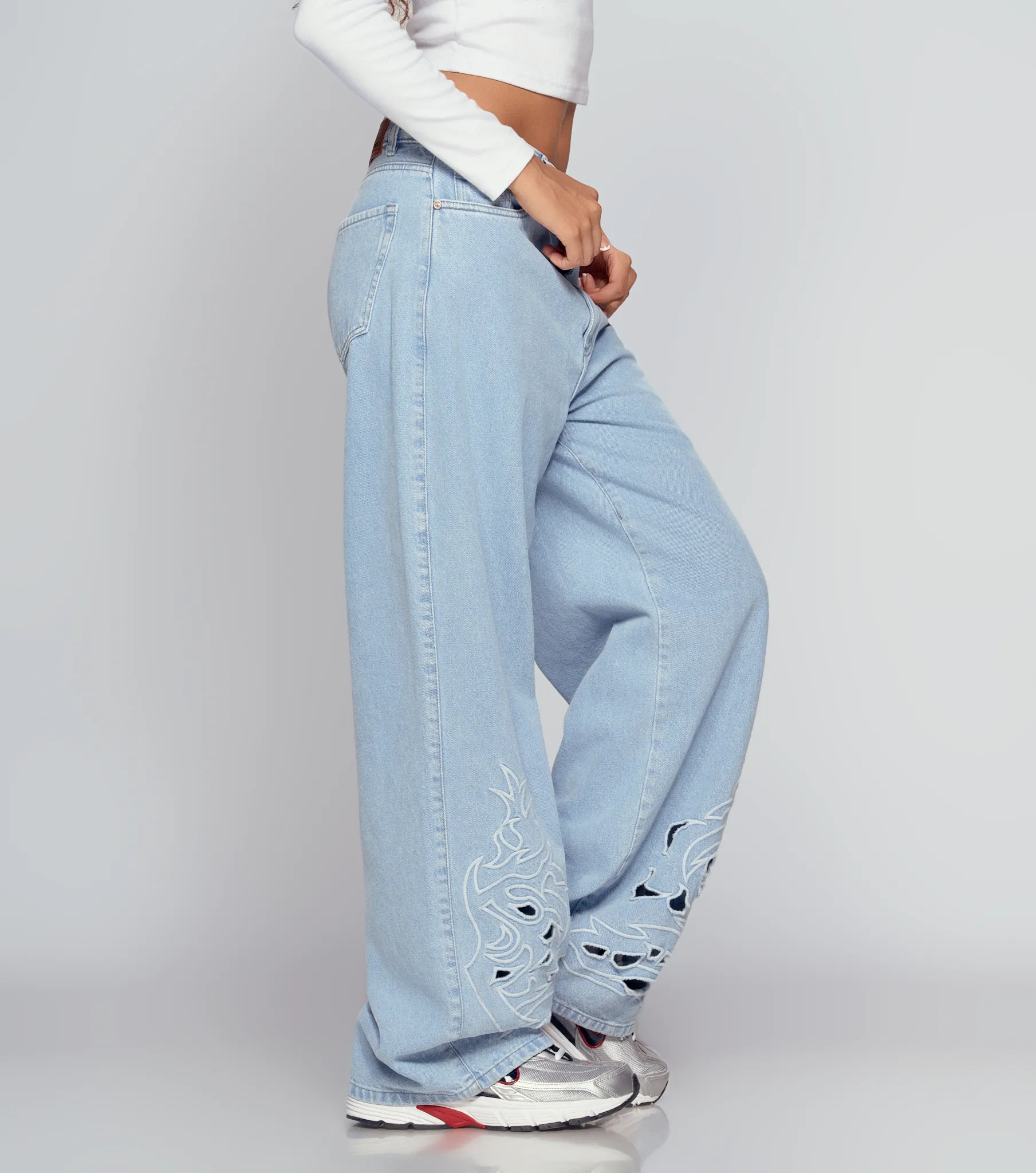 Manu Jean Bota Recta Con Efecto Laser Typer 835055 