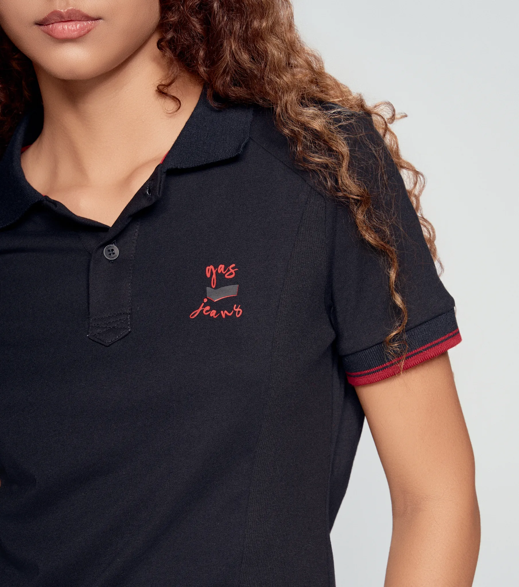 Peggy Polo Slim Fit Femenina 834720 BL