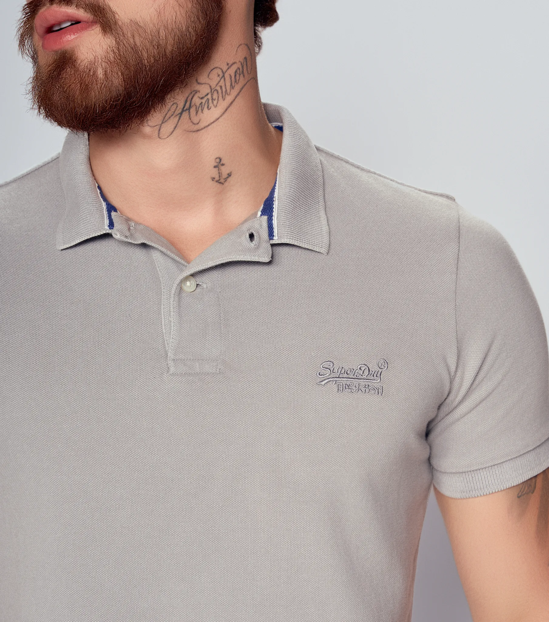 Polo Superdry Vint Destroy 124621 GR