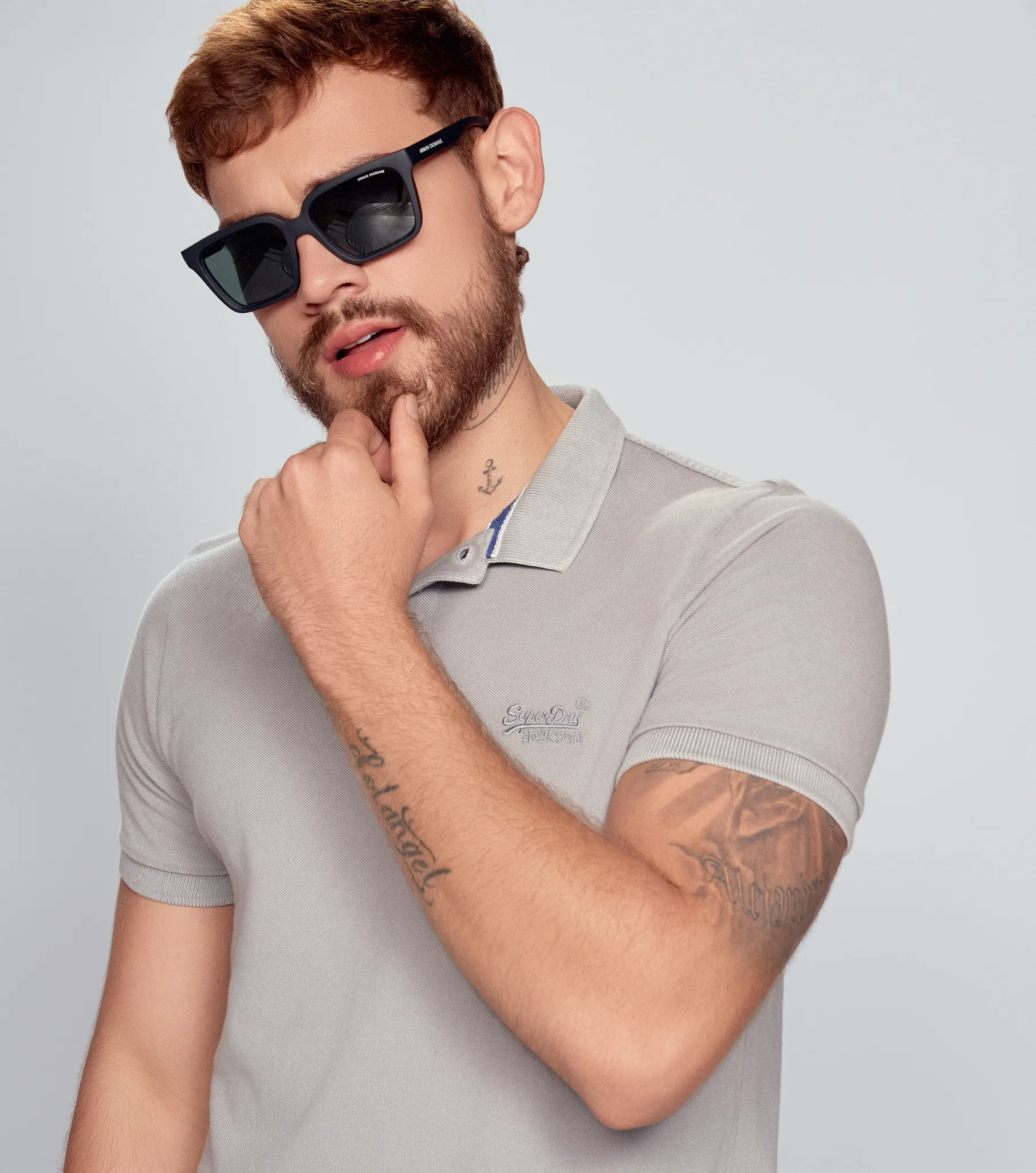 Polo Superdry Vint Destroy 124621 GR