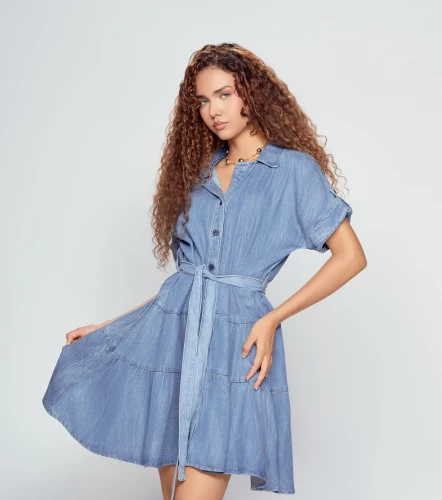 Vestido Para Mujer En Indigo Con Proceso Sharik DerekAZ