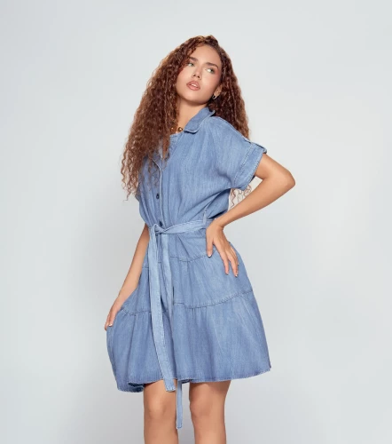 Vestido Para Mujer En Indigo Con Proceso Sharik DerekAZ