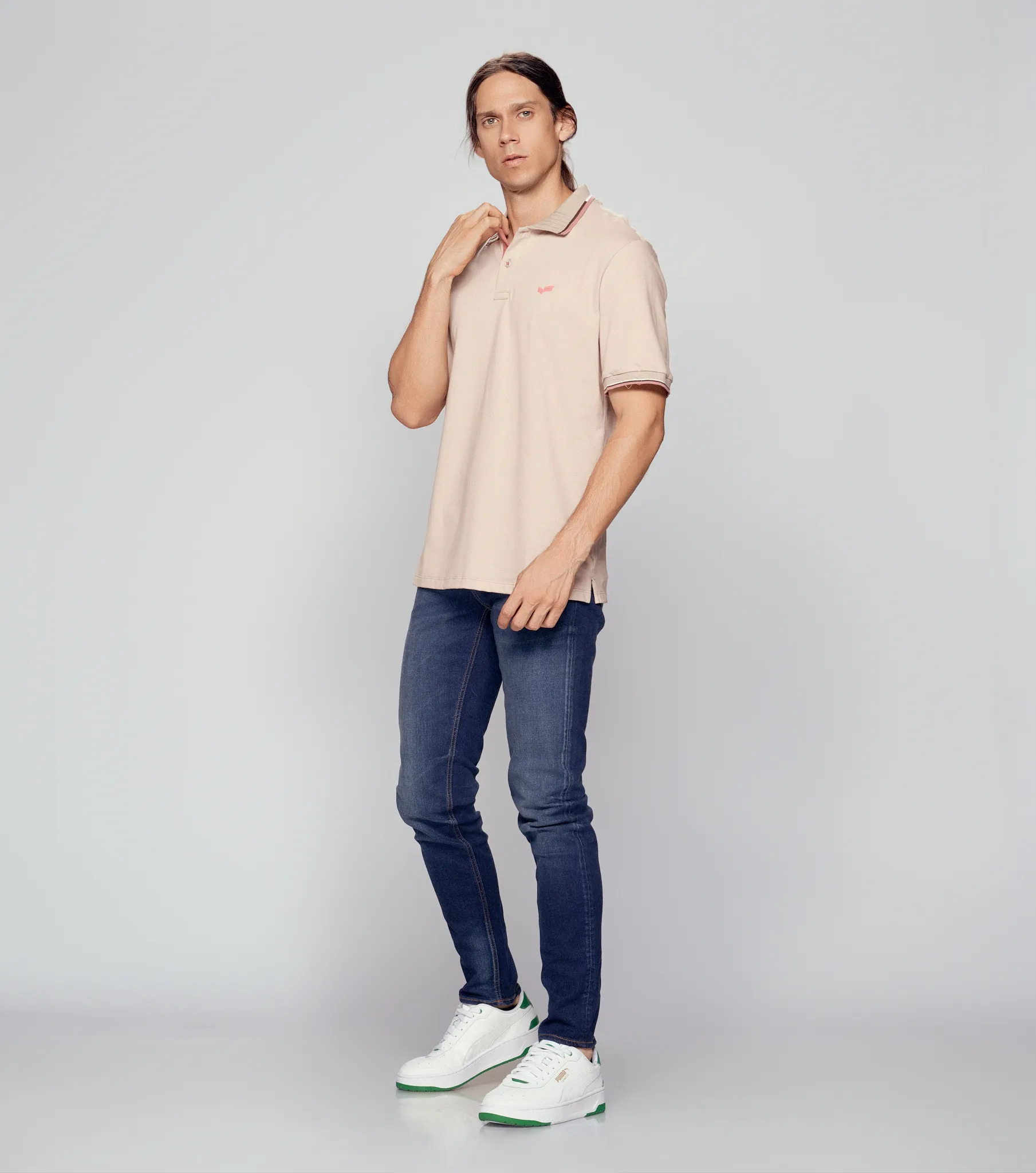 Paul Polo Regular Fit Masculina Gas 833190 BL