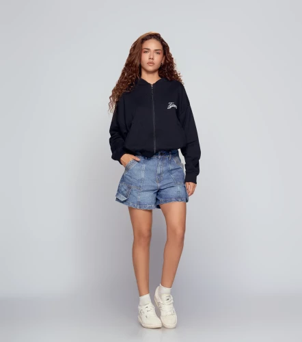 Jesse Chaqueta Oversize Tipo Bomberg Estampada Con Tejidos TyperNG