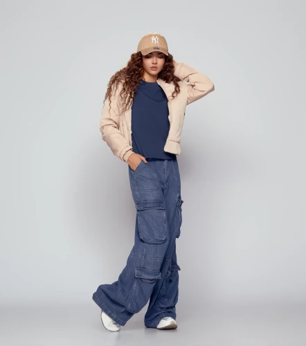 Star Luna Jean Cargo Con Proceso Y Bolsillos UnserAZ