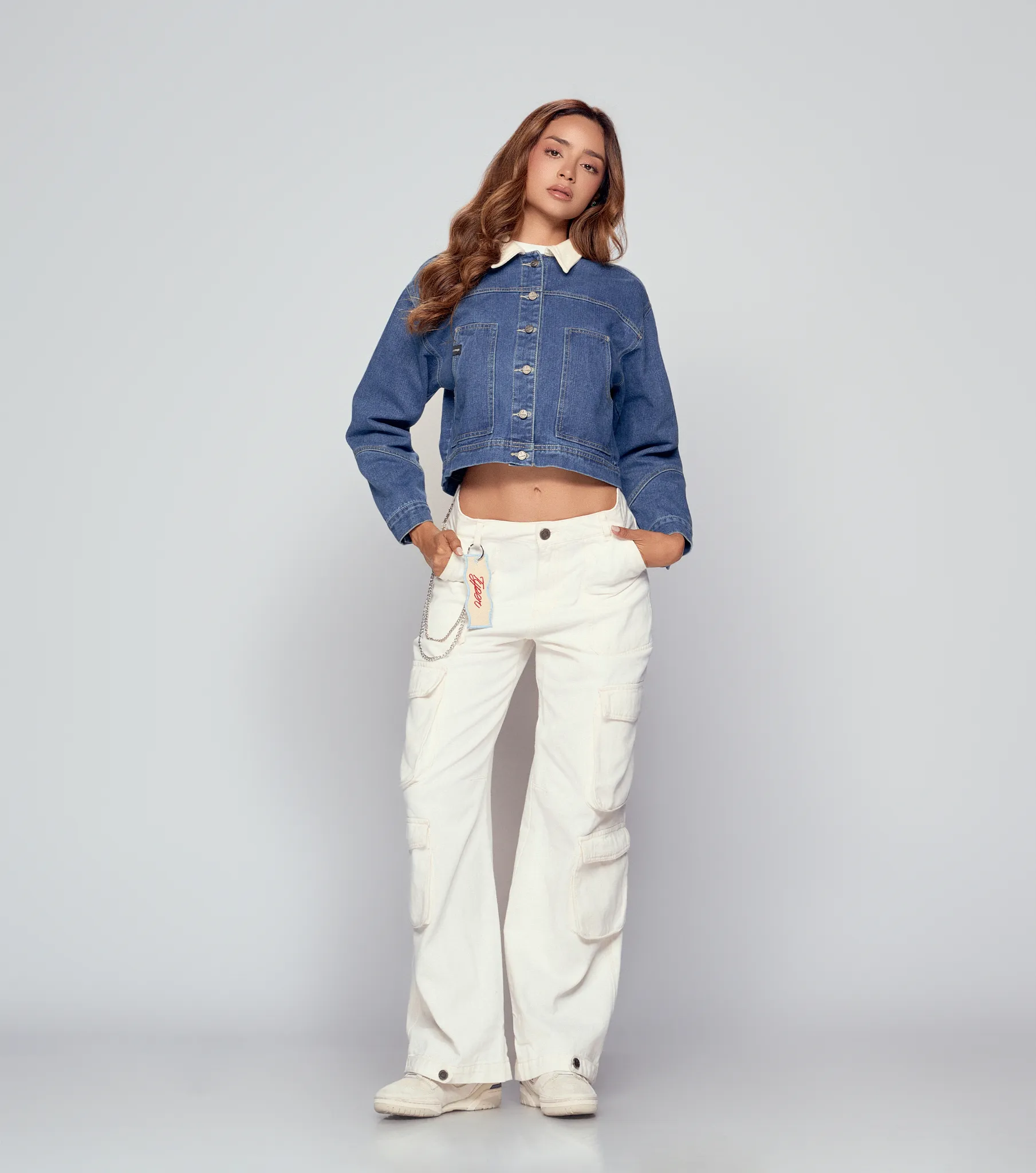 Lisboa Pantalon Wide Leg Cargo Typer 834496 CR