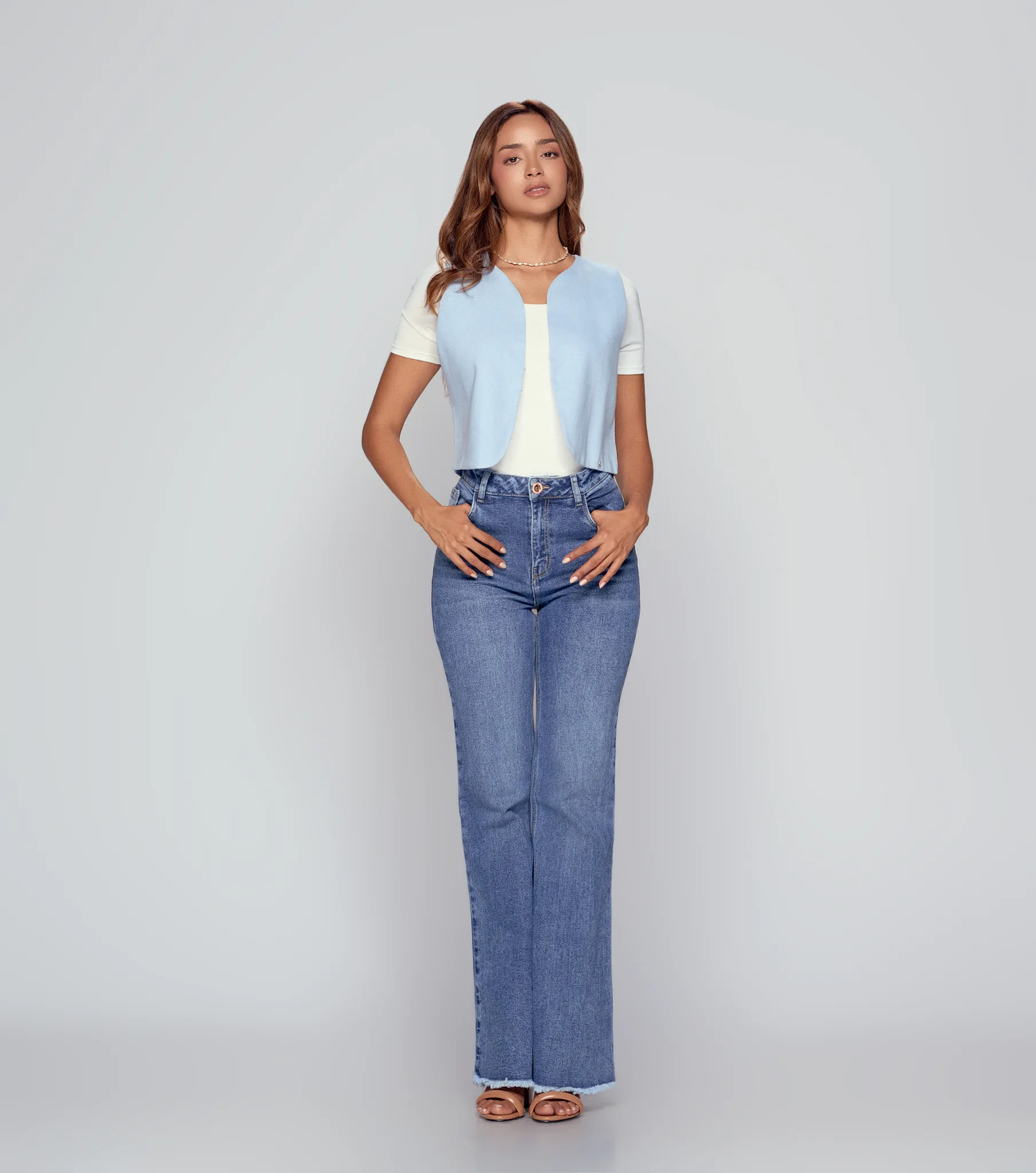 Chaleco Para Mujer Celeste Derek Lovely 835060 AZ