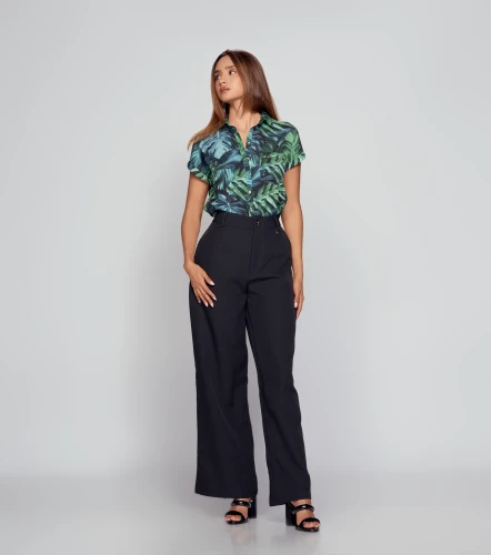 Blusa Camisera Manga Corta Sublimada DerekVD