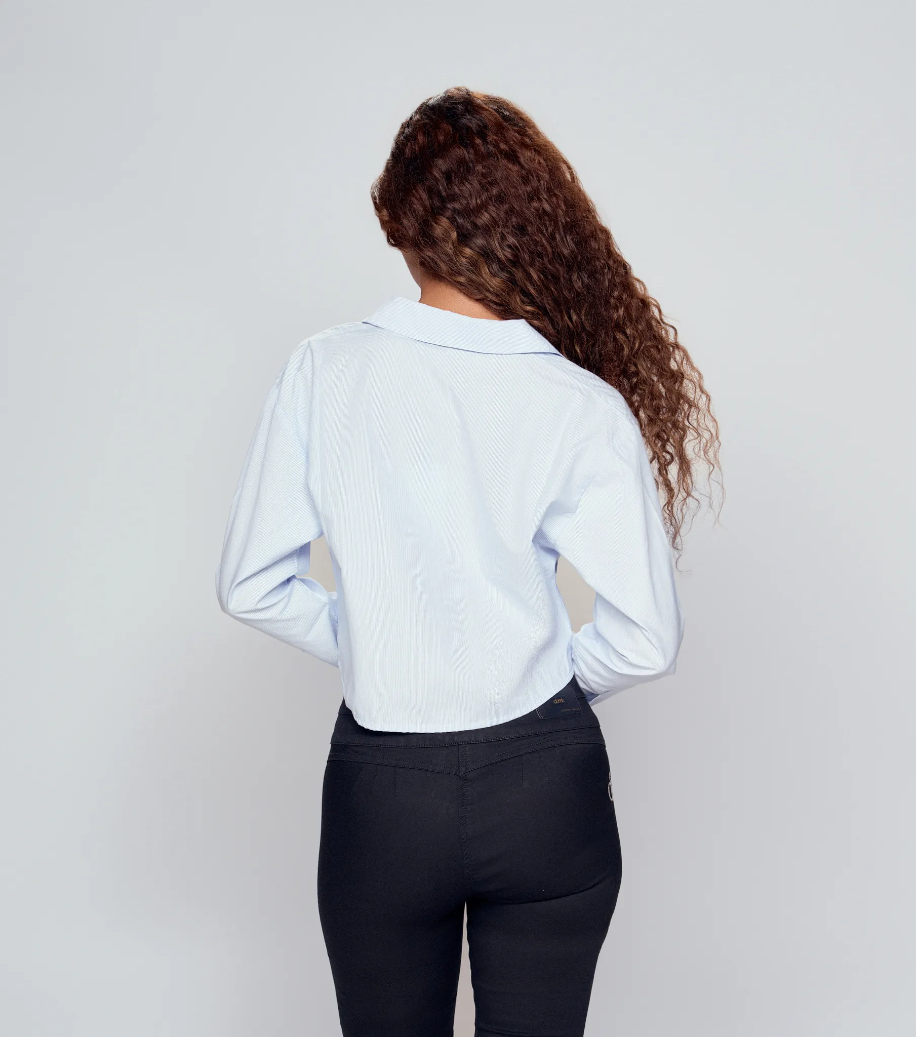 Blusa Camisera Manga Larga Para Mujer Con Bolsillos Derek 834358 AC