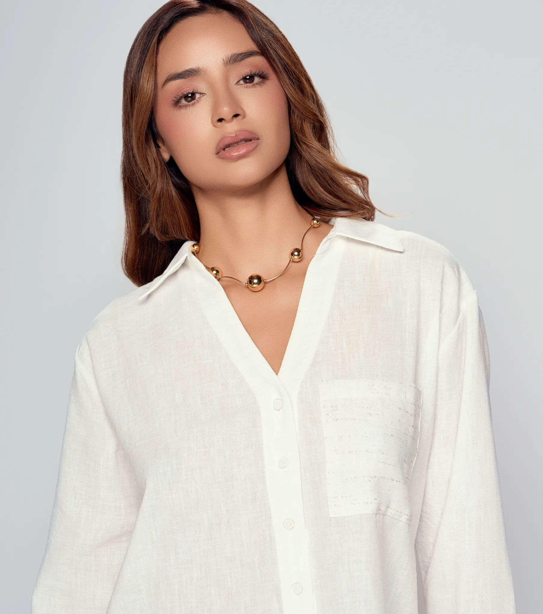 Blusa Camisera Para Mujer Mar Derek 835735 BL