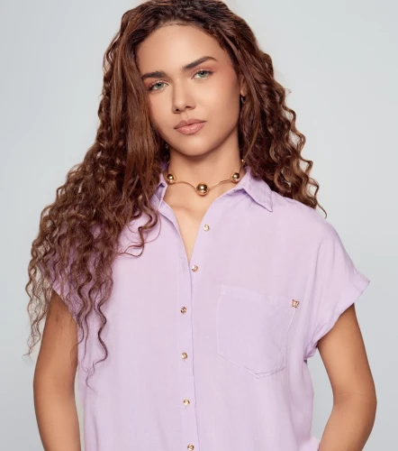 Blusa Para Mujer Camisera Unicolor Victoria DerekLI