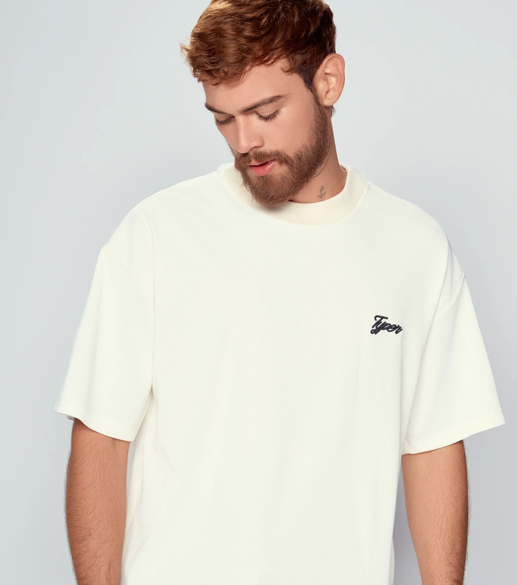 Borton T Shirt Cuello Tejido En Lineas Typer 835456 BH