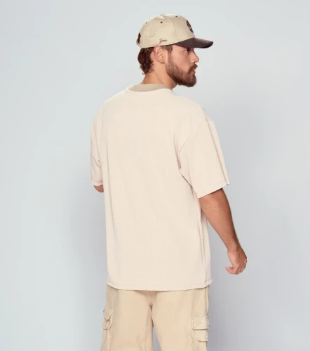 Borton T Shirt Cuello Tejido En Lineas TyperKQ
