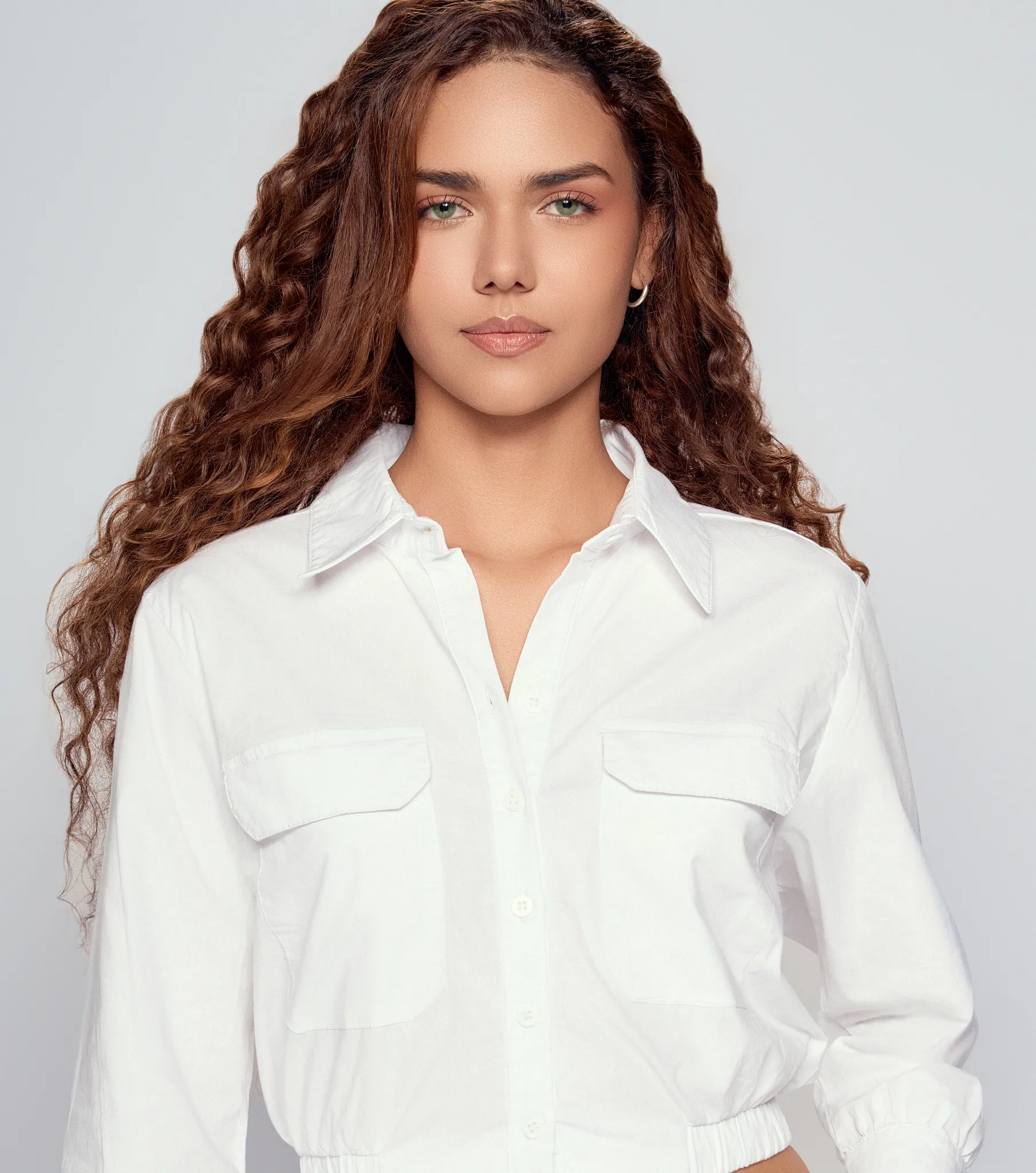 Camisa Para Mujer Marcela Manga Larga Derek 833361 BL