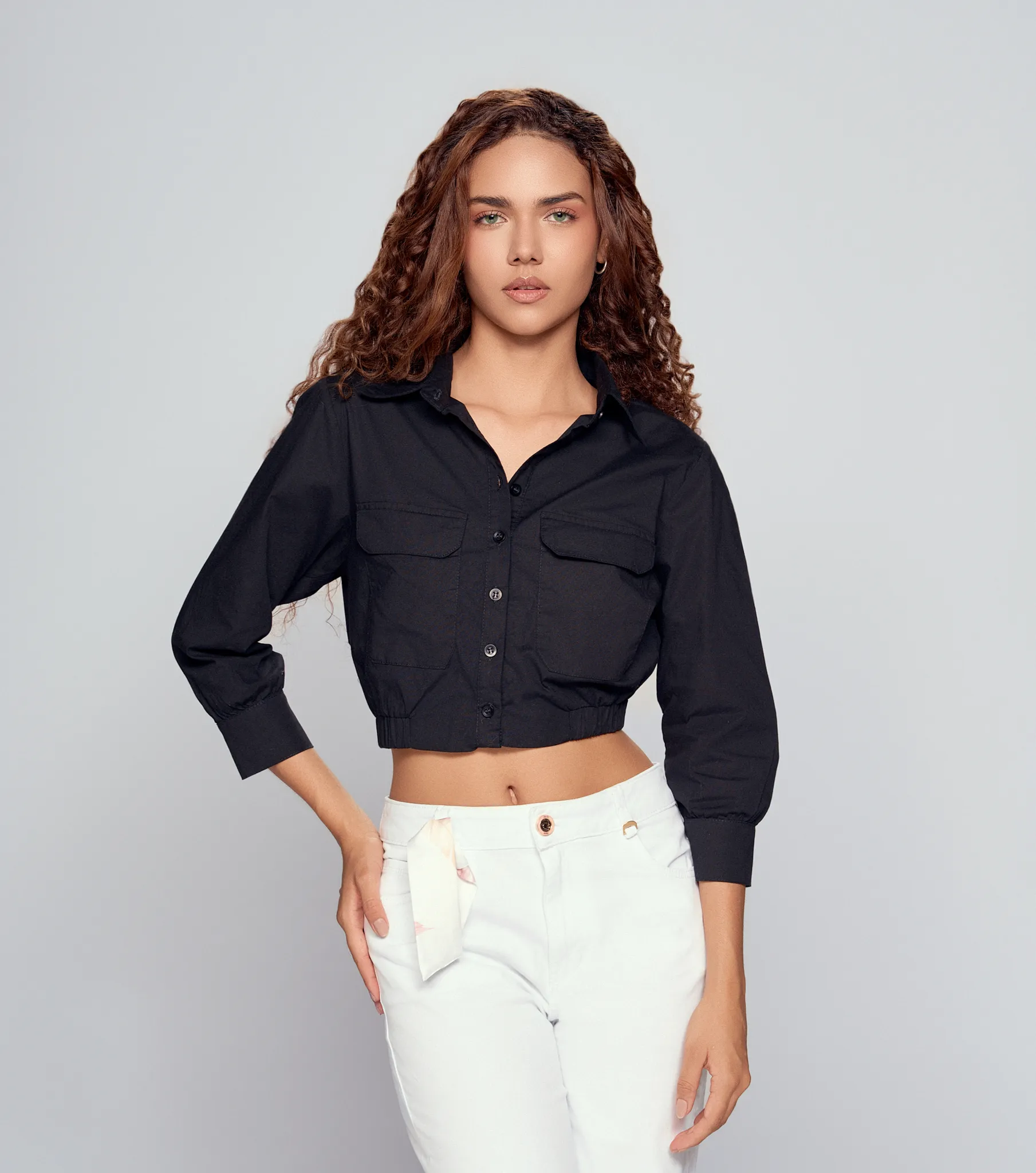 Camisa Para Mujer Marcela Manga Larga DerekNG