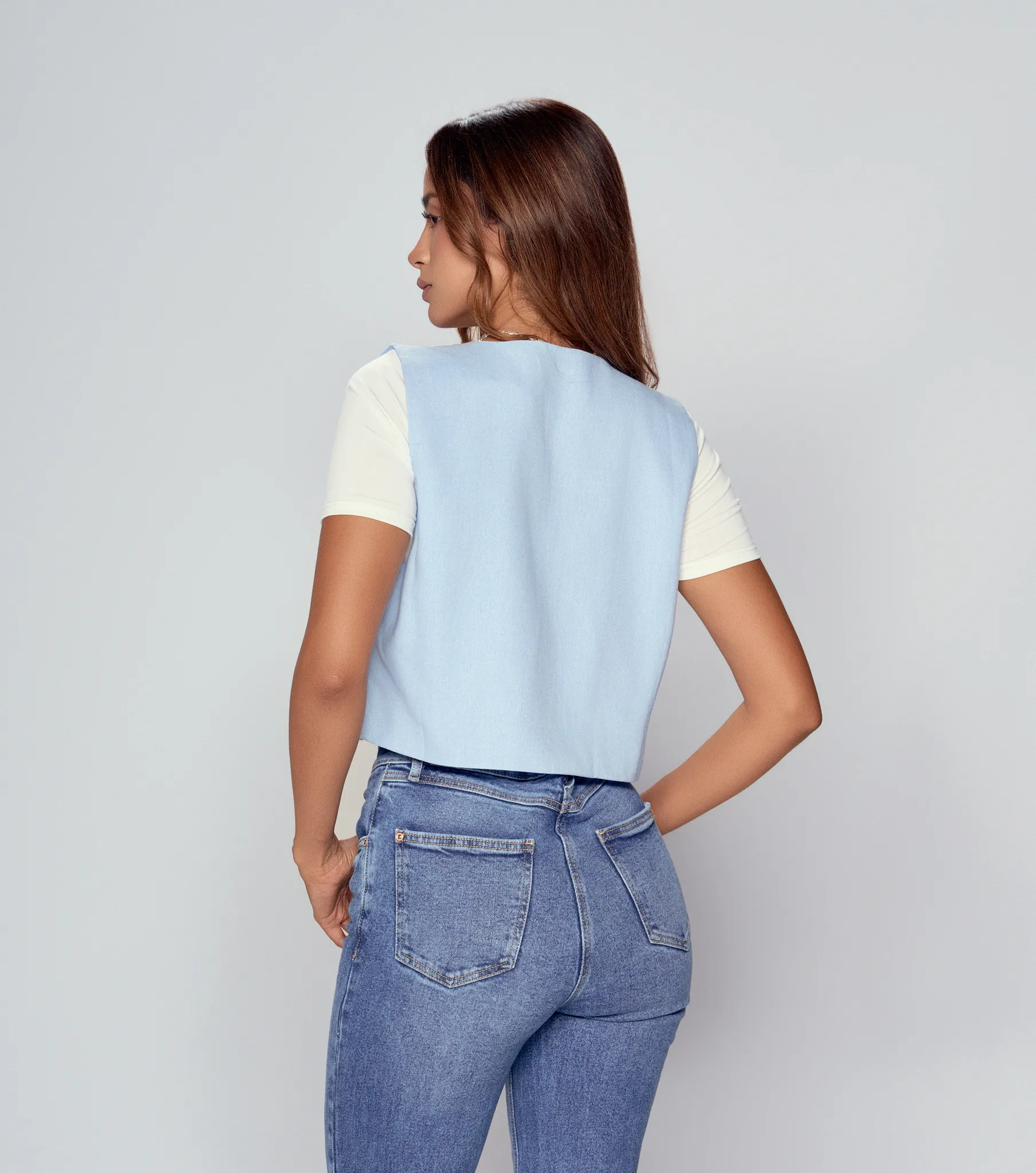 Chaleco Para Mujer Celeste Derek Lovely 835060 AZ