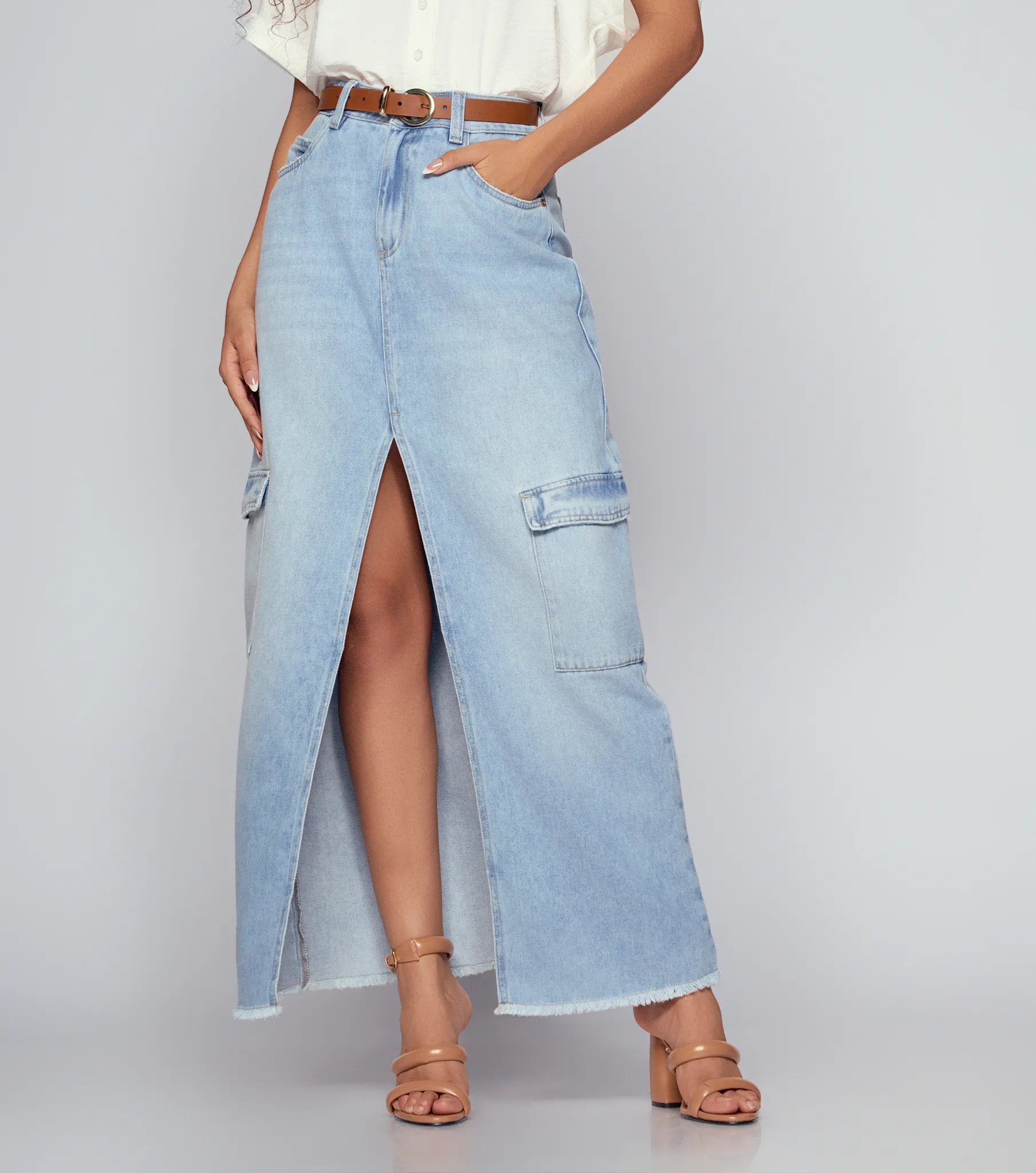 Falda Larga Para Mujer Luciana Derek Lovely 834132 AZ