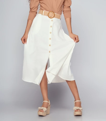 Falda Midi Para Mujer Stella DerekBL