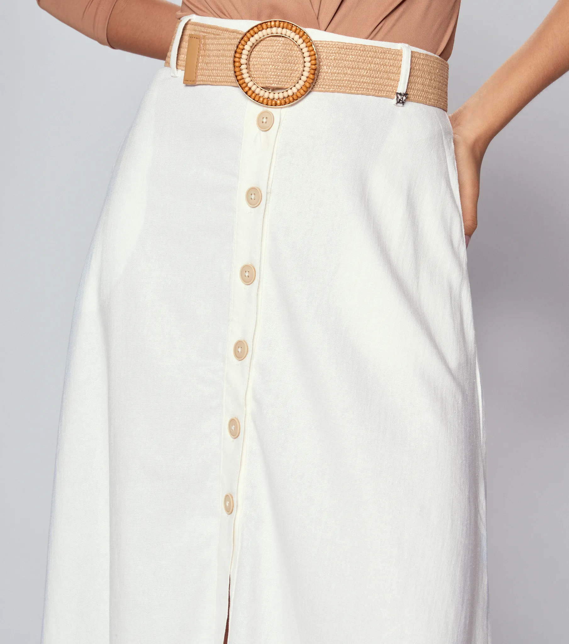 Falda Midi Para Mujer Stella Derek 834932 BL