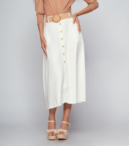 Falda Midi Para Mujer Stella DerekBL