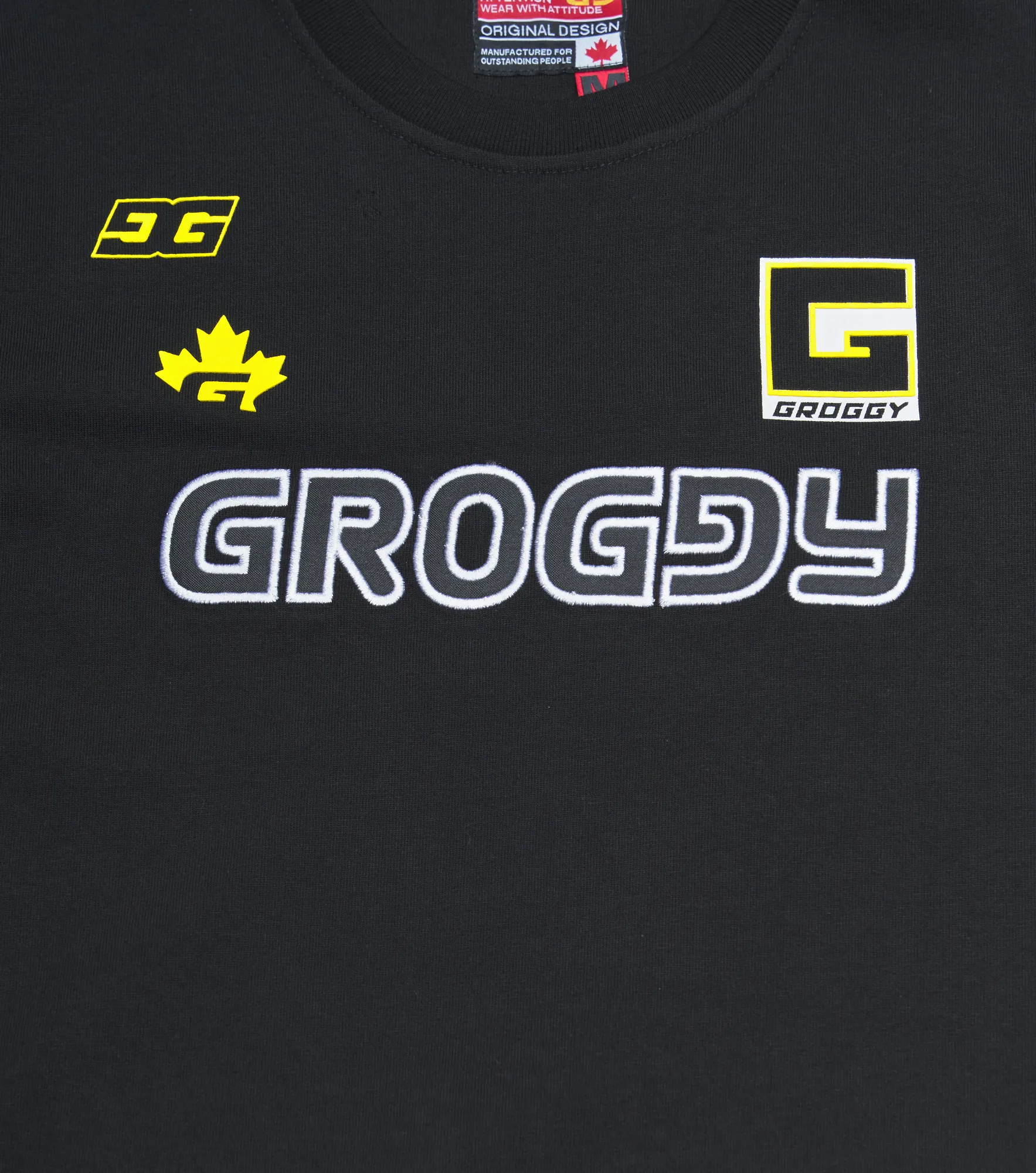 Gorki T Shirt Slim Masculina Groggy 834578 NG