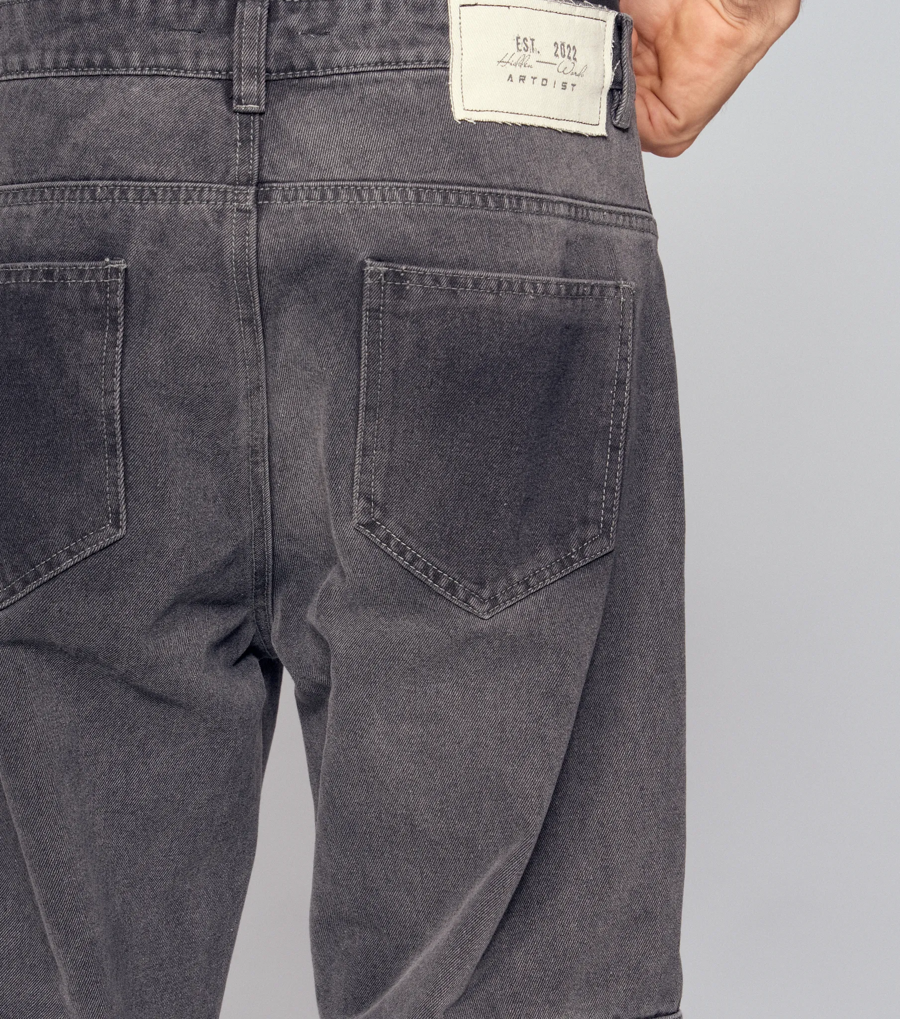 Jean Artdist Hidden Washed 130658 GR