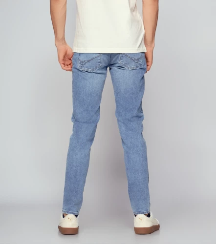 Jean Para Hombre Con Proceso Claro UnserAZ