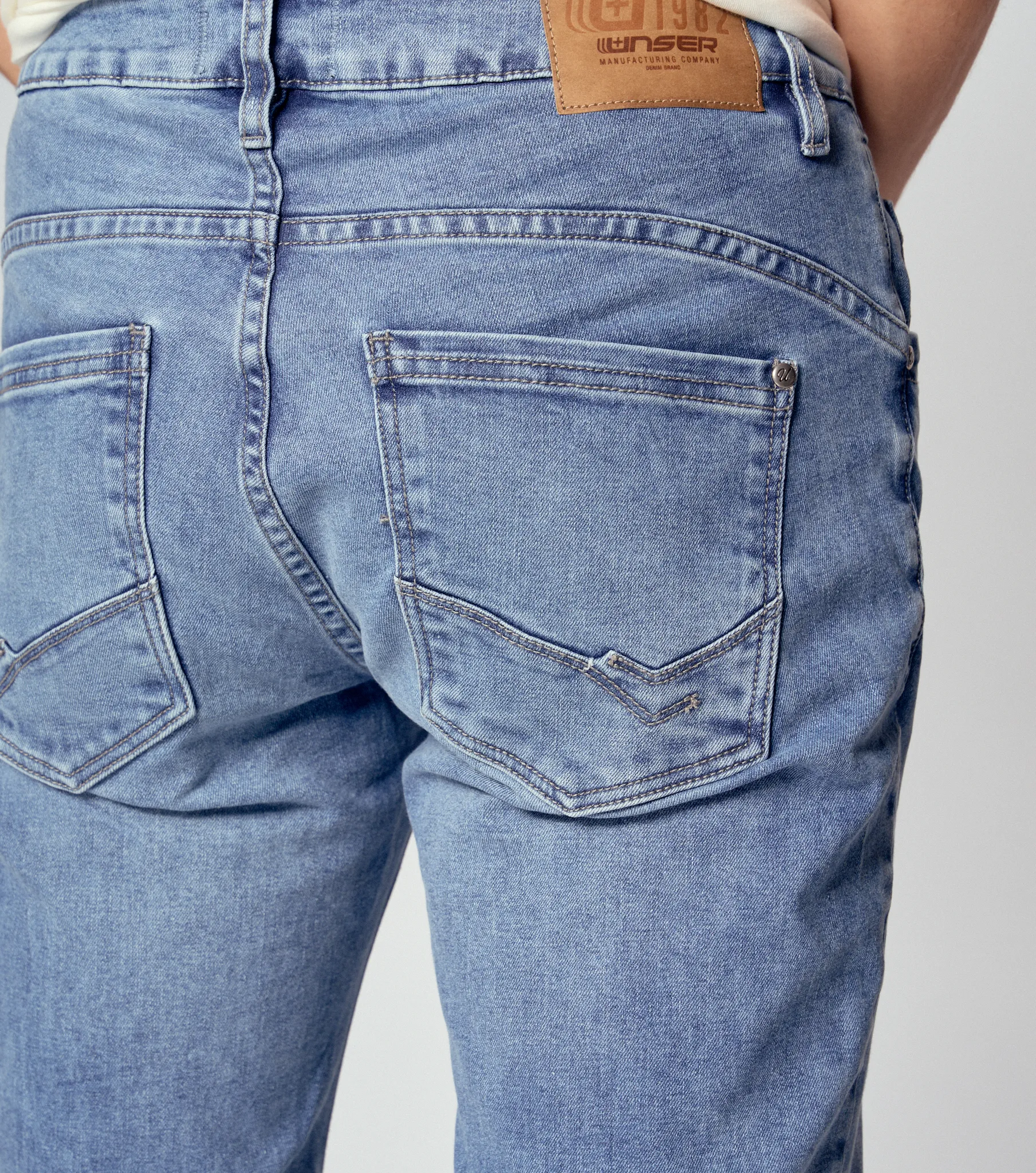 Jean Para Hombre Con Proceso Claro Unser 834214 AZ